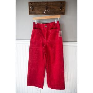 Anthropologie The Colette Cropped Wide-Leg Pants Corduroy Edition 27???